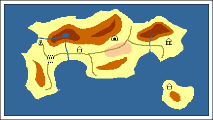 島の地図画像